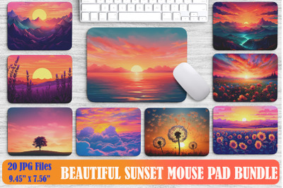 Beautiful Sunset&amp;nbsp;Mouse&amp;nbsp;Pad Bundle