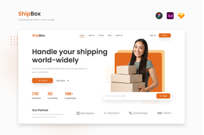 ShipBox - Simple Clean Dropshipping Platform Hero Image