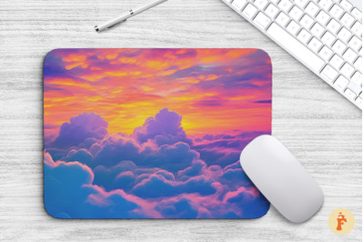 Gorgeous Sunset Cloud Sky Mouse Pad