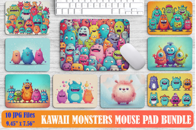 Kawaii Monster Mouse Pad Bundle