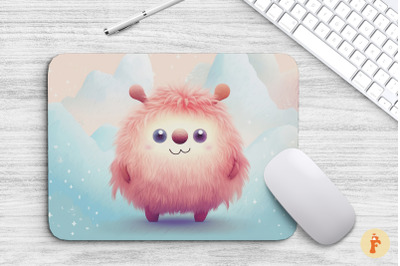 Kawaii Big Monster Mouse Pad