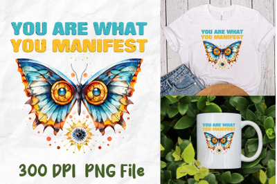 You Are What You Manifest Butterfly