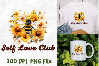 Self Love Club Hippie Bee Daisy