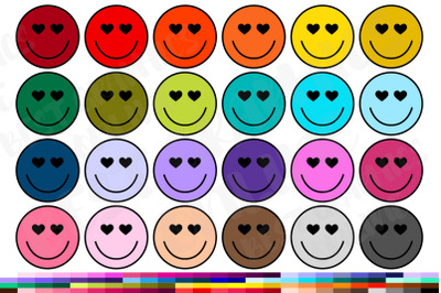 Happy Face with Heart Eyes Clip art, Love Happy Face Emoji, Emoticon