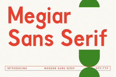 Megiar Typeface