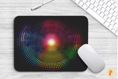 Brilliant Disco Light Mouse Pad