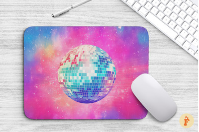 Vintage Sparkles Disco Ball Mouse Pad