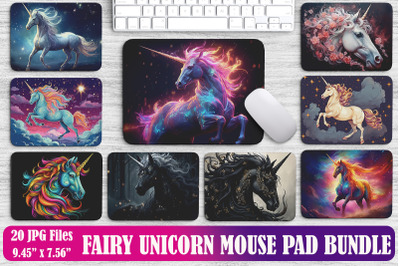 Fairy Unicorn Mouse Pad Bundle
