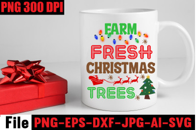 Farm Fresh Christmas Trees SVG cut file&2C; Christmas SVG Mega Bundle &2C; 2