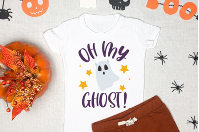 Oh My Ghost | Halloween SVG Cut File