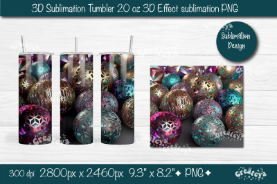 3D tumbler wrap 3D sublimation tumbler wrap&2C; 20 Oz 3D effect sublimati