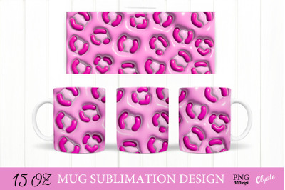 3D Inflated Mug Design. Barbie Style Sublimation