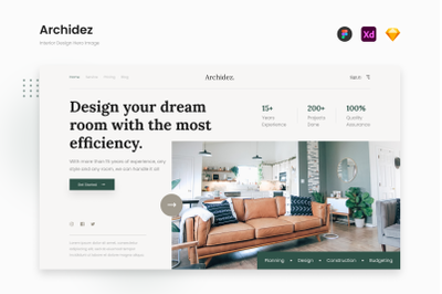 Archidez - Minimalist Modern Interior Design Hero Image