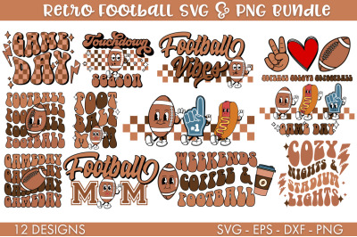 Retro Football SVG Bundle