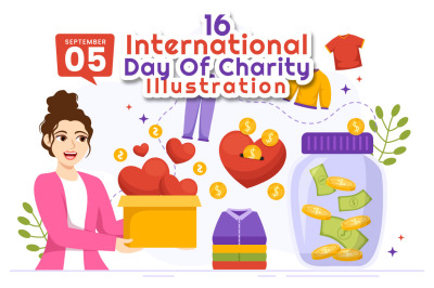 16 International Day of Charity Illustration