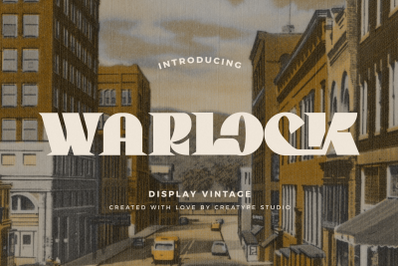 Warlock Display Vintage