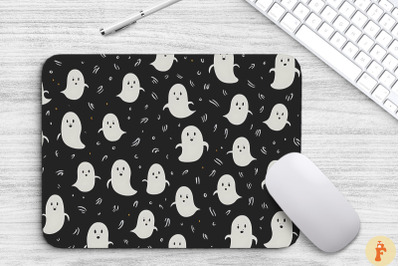 Cute Ghost Pattern Mouse Pad