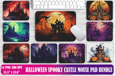 Halloween Spooky&nbsp;Castle&nbsp;Mouse Pad Bundle