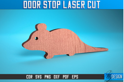 Door Stop Laser Cut SVG | Animal Door Stop Laser Cut SVG Design | CNC