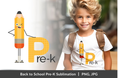 Back to School Pre-K Sublimation