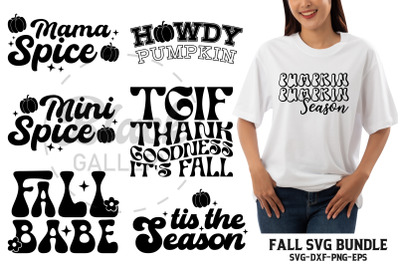 Retro Fall SVG Mini Bundle