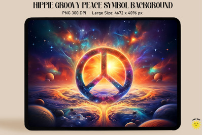 The Universal Peace Sign Background