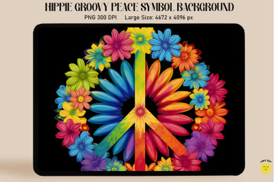 Tie Dye Hippie Kindness Peace Flowers