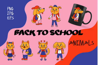 Back To School Animals