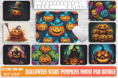 Halloween Scary Pumpkin Mouse Pad&nbsp;Bundle