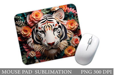 Tiger Mouse Pad Sublimation. Paper Tiger Mouse Pad Design