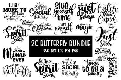 Butterfly SVG Layered, digital files