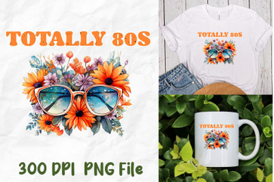 Totally 80s Retro Sunglasses Flower