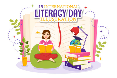 15 International Literacy Day Illustration