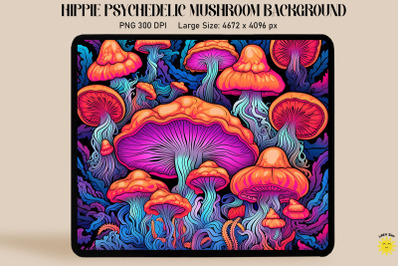 Psychedelic Journey Symmetry Mushrooms