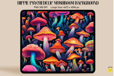 Colorful Trippy Mushroom Patterns