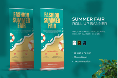 Summer Fair - Roll Up Banner