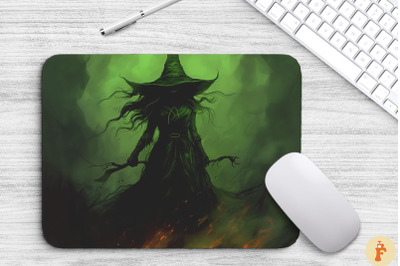 Mysterious Witch Mouse Pad Design