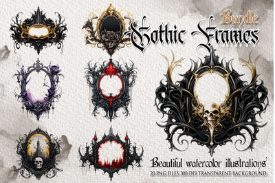 Gothic Frames Clipart Gothic dark Mirror