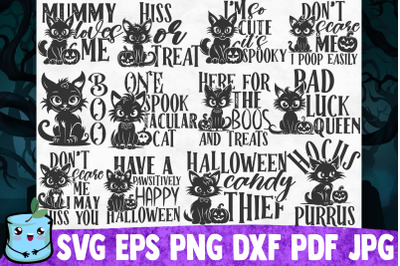 Halloween Cat SVG Bundle