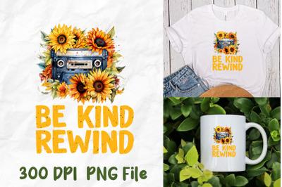 Be Kind Rewind Cassette Sunflower