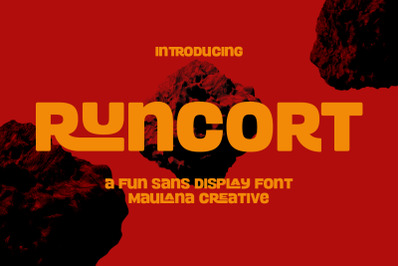 Runcort Fun Sans Display Font