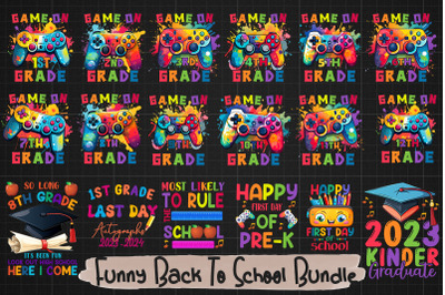 Funny Back To School Bundle