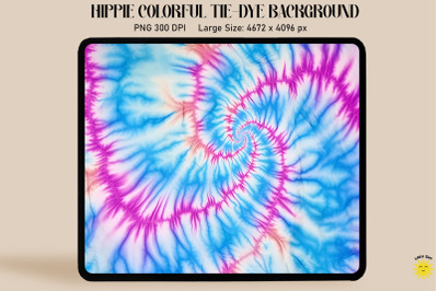 Radiant Ripple Tie-Dye Background