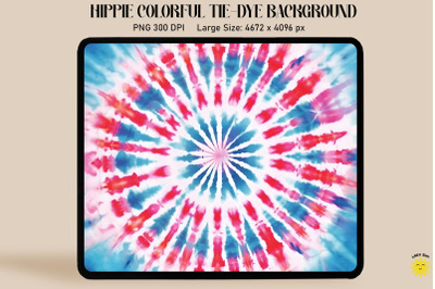 Retro Tie - Dye Background