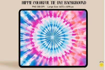 Retro Tie - Dye Background