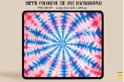 Retro Tie - Dye Background