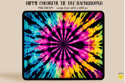 Vibrant Hippie Tie-Dye Pattern