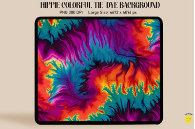 Multi Color Incline Ripple Tie Dye