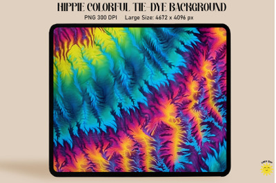 Multi Color Incline Ripple Tie Dye