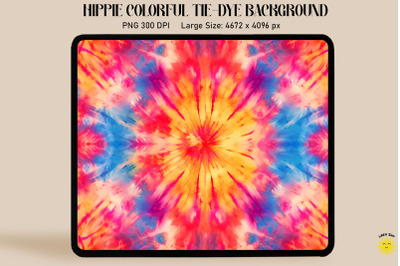 Tie Dye Pattern Tileable Background